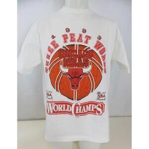 Chicago Bulls Nba Finals 3-Peat World Champs T-Shirt 1993